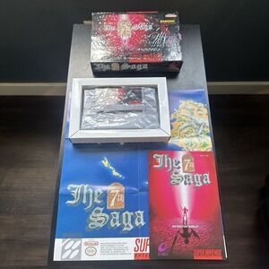 The 7th Saga (SNES) CIB Map/Manual /MINT Partially Shrink Wrapped 95% Sealed EUC